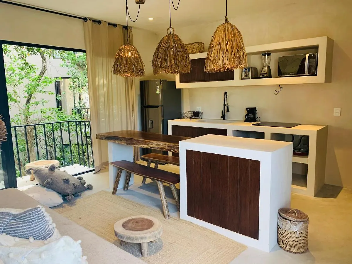 Vida Boho Apart 16 With Special Fee To Access Hotel Bardo Tulum Apartment